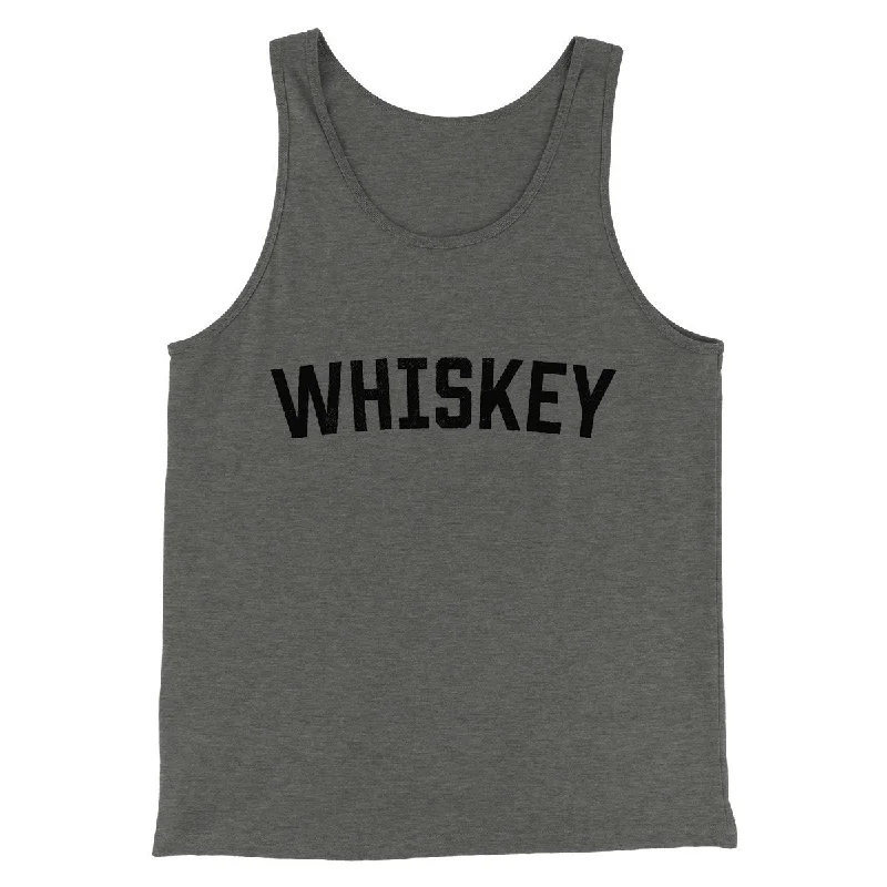 Casual t-shirts for women-Whiskey Men/Unisex Tank Top