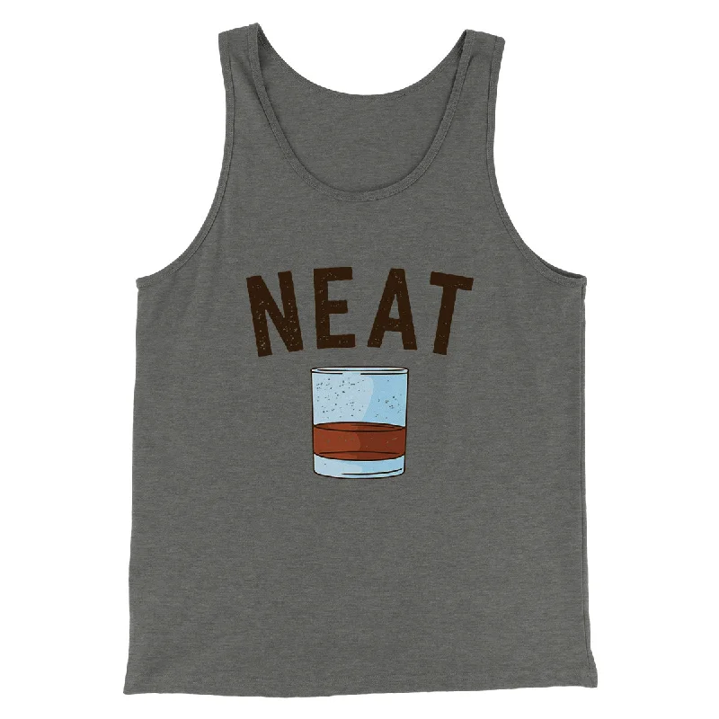 Stylish jumpsuits for casual outings-Whiskey- Neat Men/Unisex Tank Top