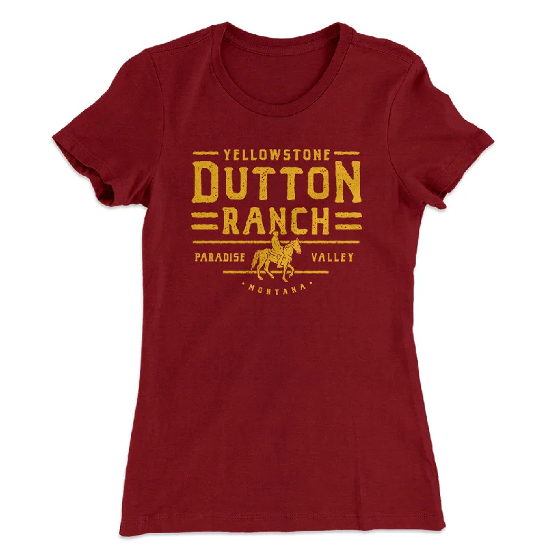 Stylish jumpsuits for casual outings-Yellowstone Dutton Ranch Women's T-Shirt