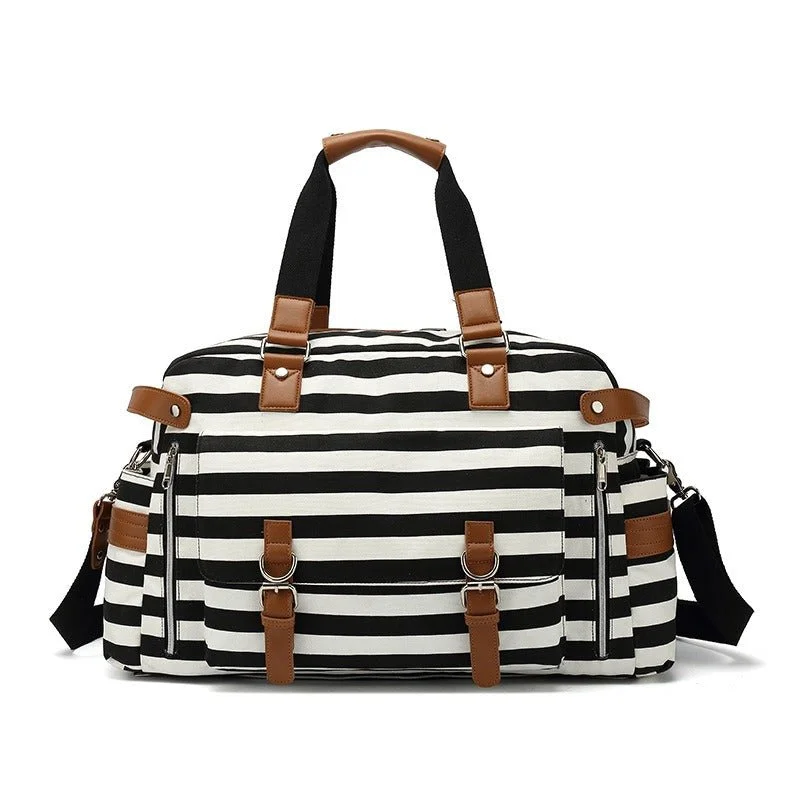 Waterproof travel totes for women-Canvas Duffle Bag Travel Bags For Women