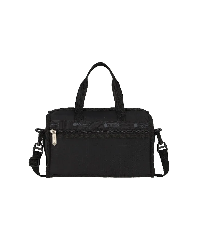 Trendy woven beach bags-Deluxe Mini Duffel