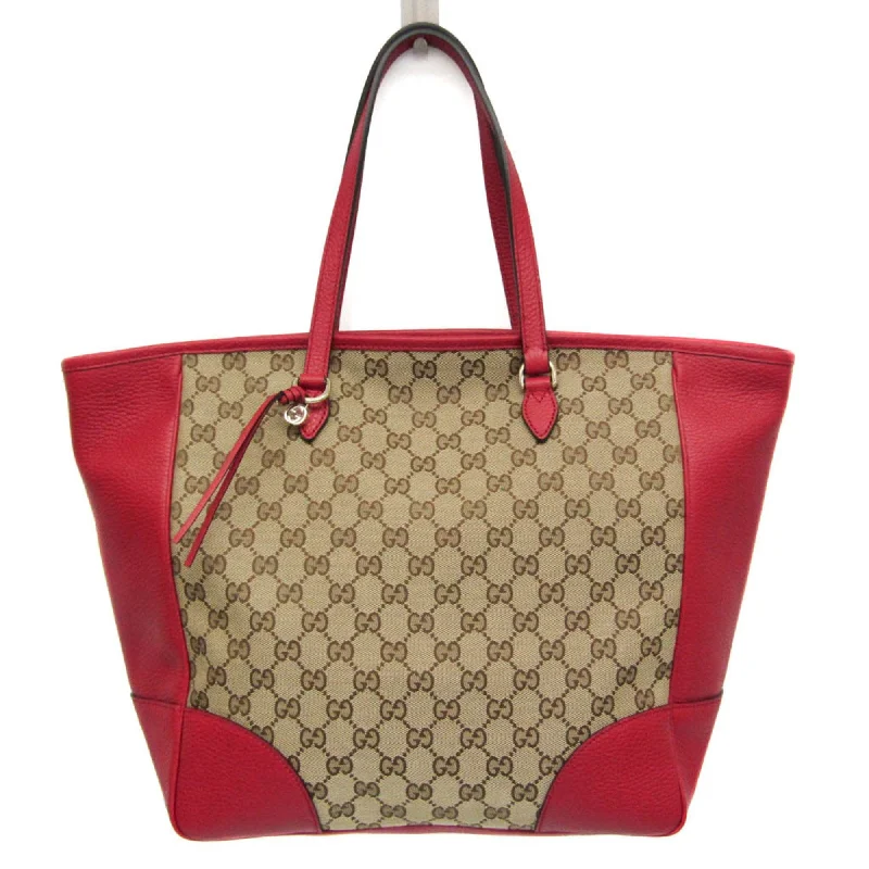 Chic evening bags with sequins-Gucci Bree  Canvas Tote Bag (Pre-Owned)