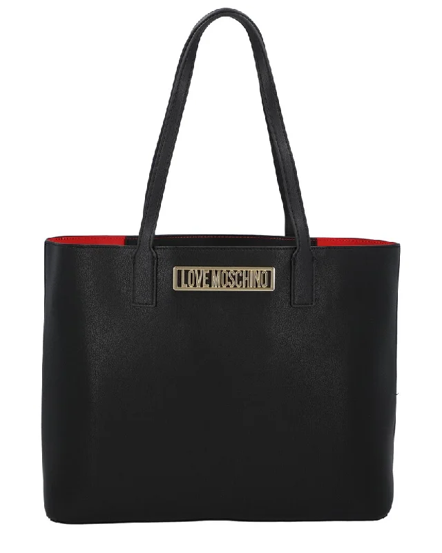 Statement fringe bags for festivals-Love Moschino Tote Bag