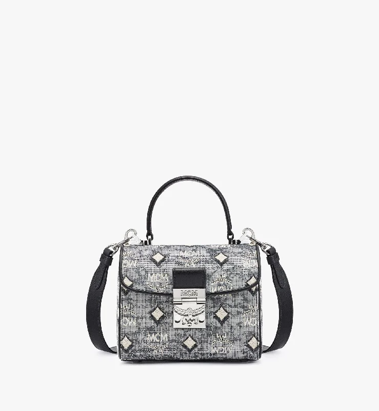 Stylish gym duffle bags for women-Tracy Satchel In Vintage Monogram Jacquard