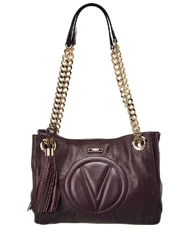 Designer mini bags for evening-Valentino by Mario Valentino Lulu Signature Leather Tote