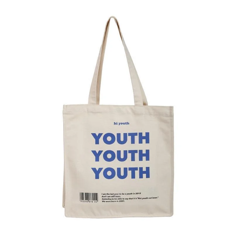 Casual sling bags for daily wear-YOUTH Letters Print Shoulder Bag