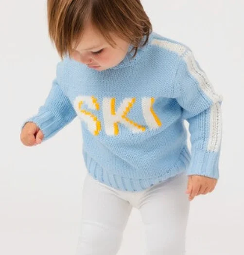 Chic blouses for casual Fridays-E&I Kids Ski Sweater