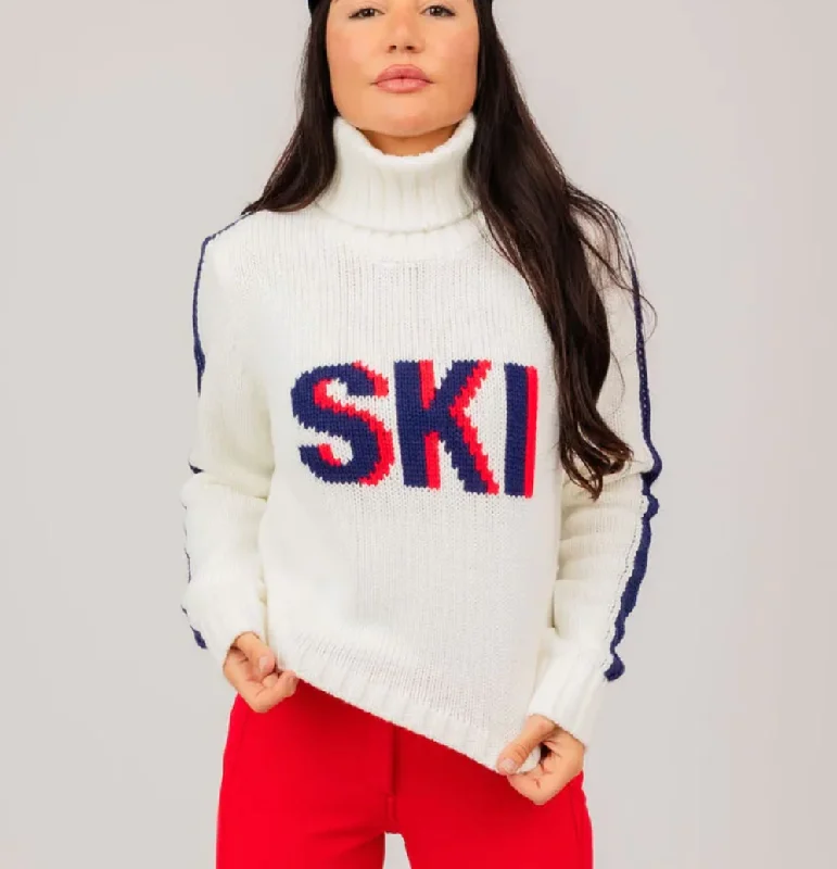 Vintage denim jackets for women-E&I Ski Sweater